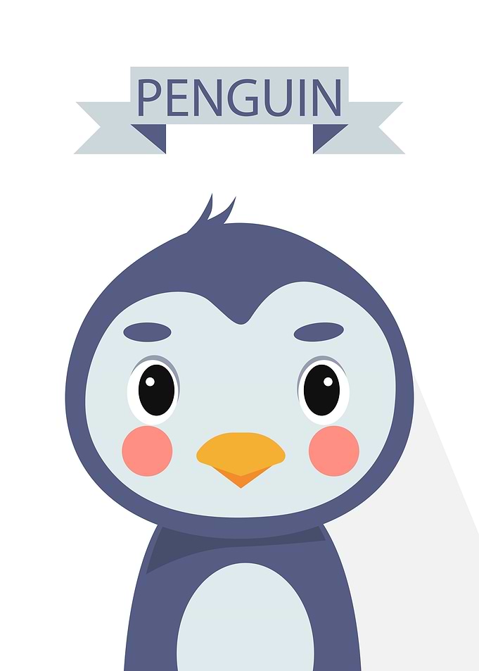 Cute Penguin Portrait