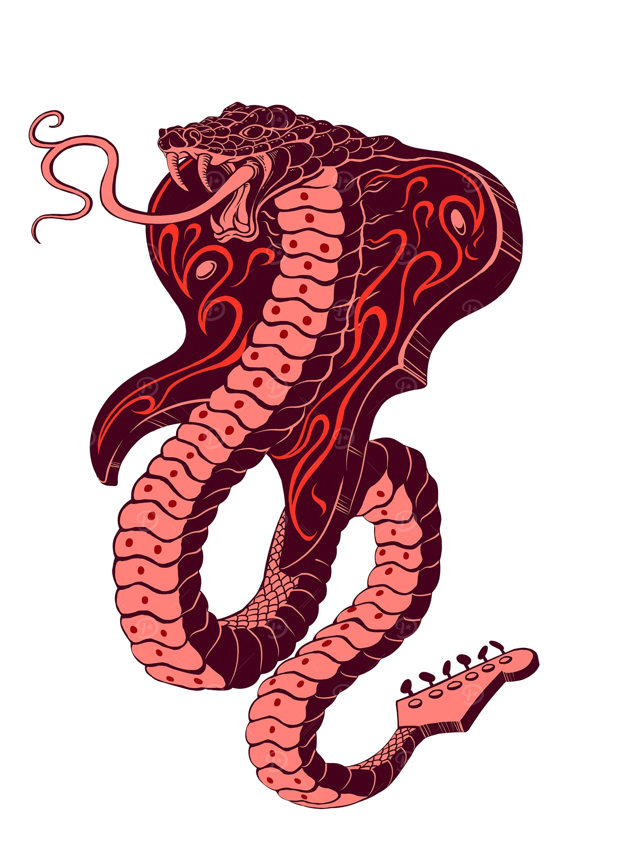 Guitar Cobra Snake