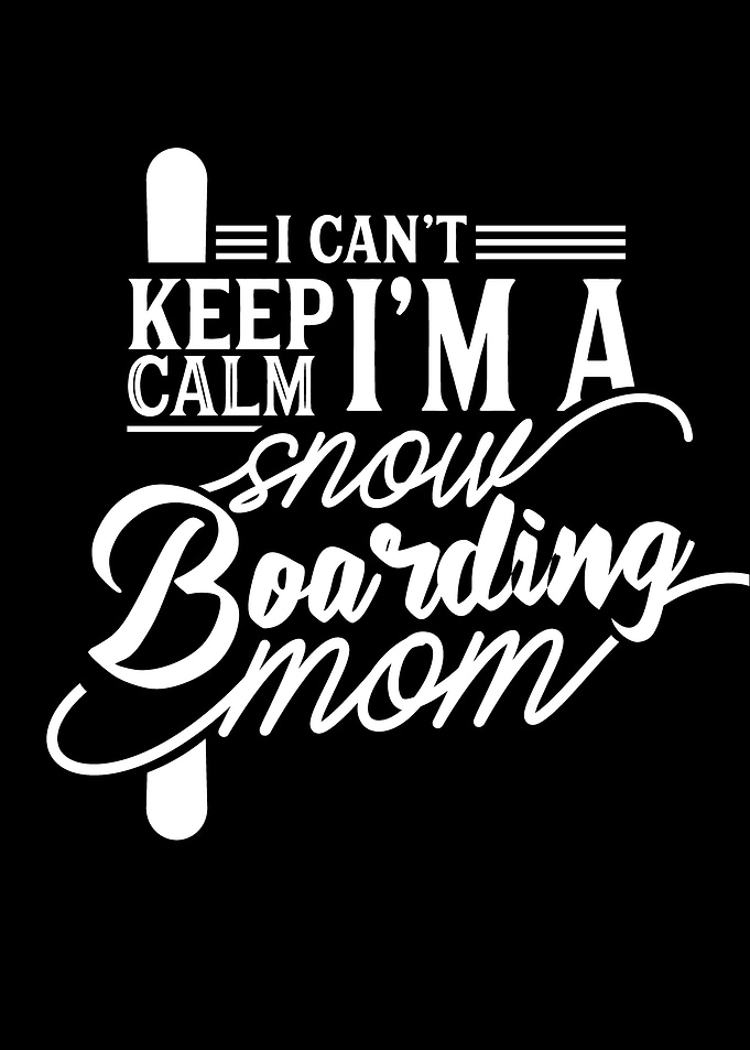 Snowboarding Mom