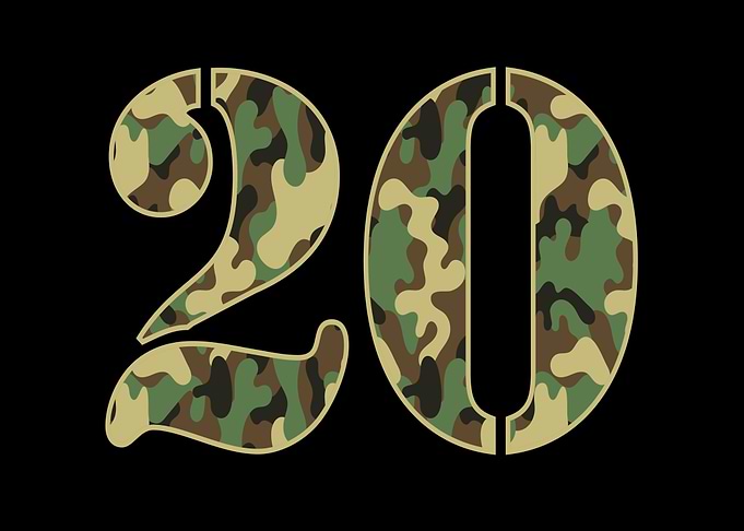 20th Birthday Soldier Camo