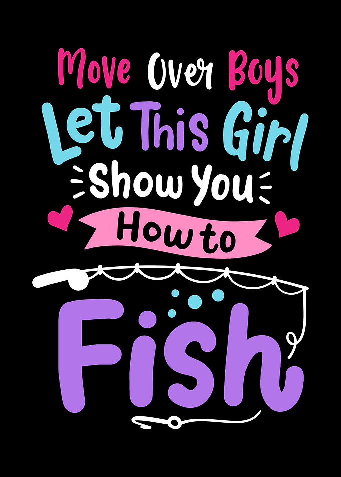 fishing girl