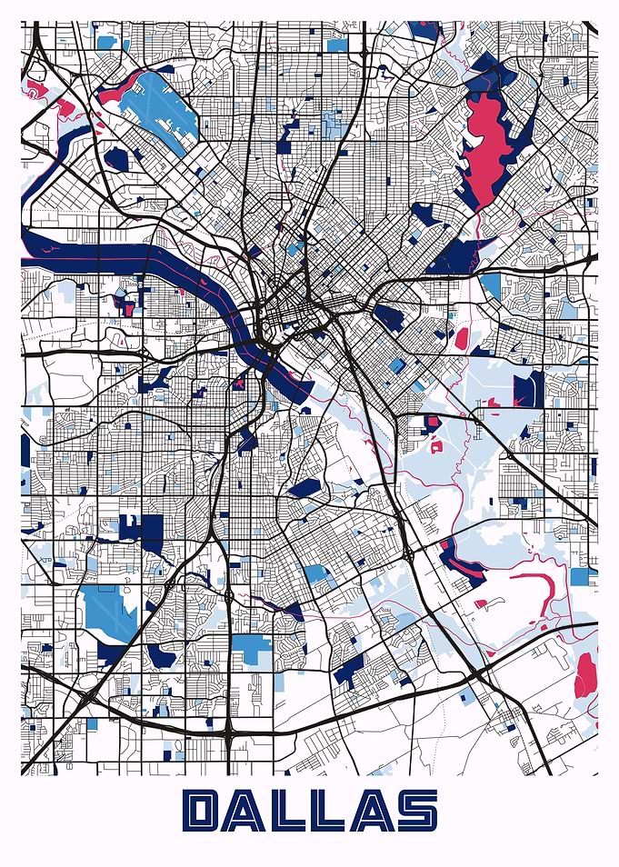 Dallas MilkTea Map