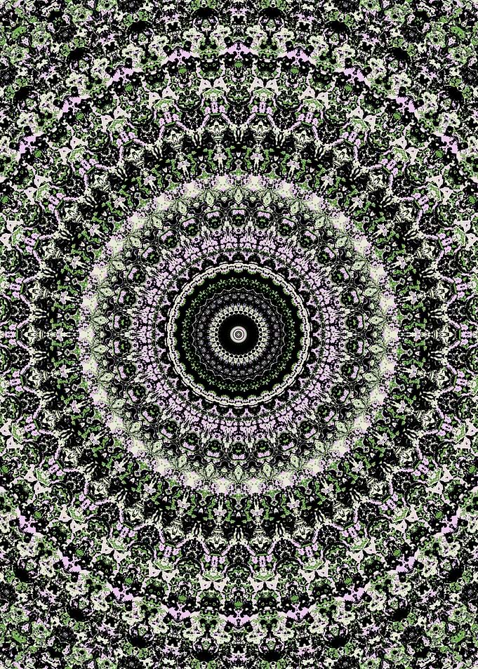 Funky Retro Mandala