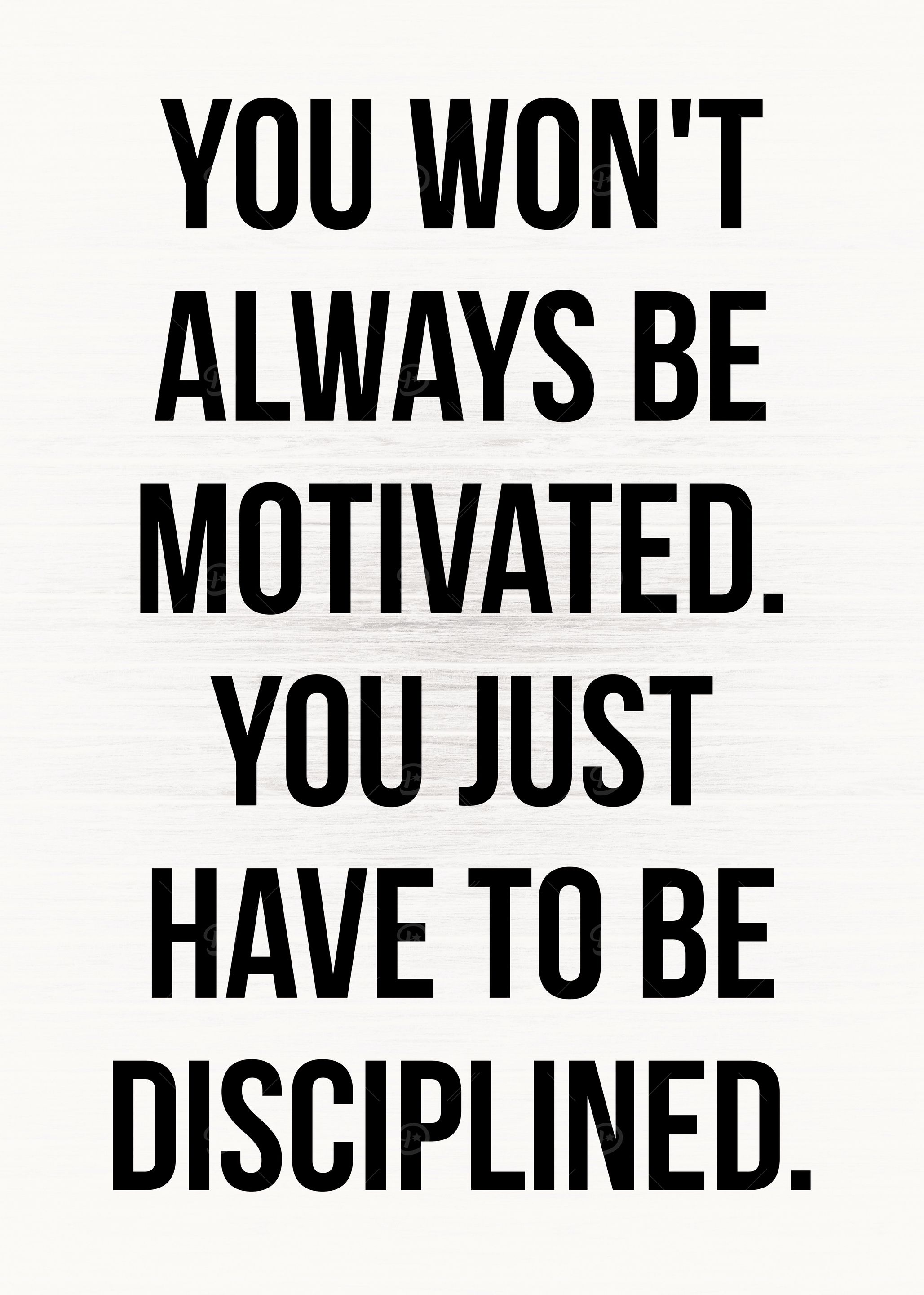 Motivated vs Disciplined
