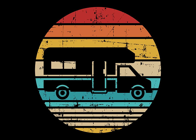 Camping vintage RV