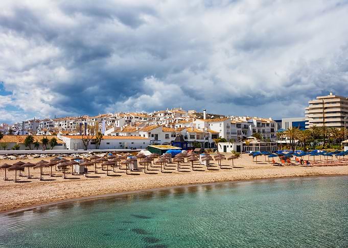 Beach in Puerto Banus