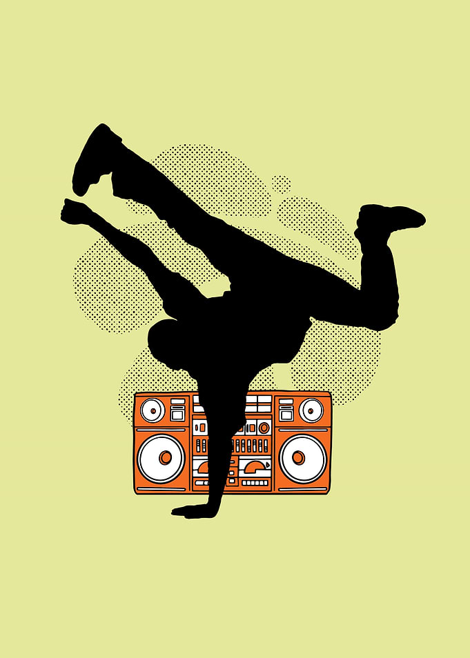 Breakdancer Silhouette