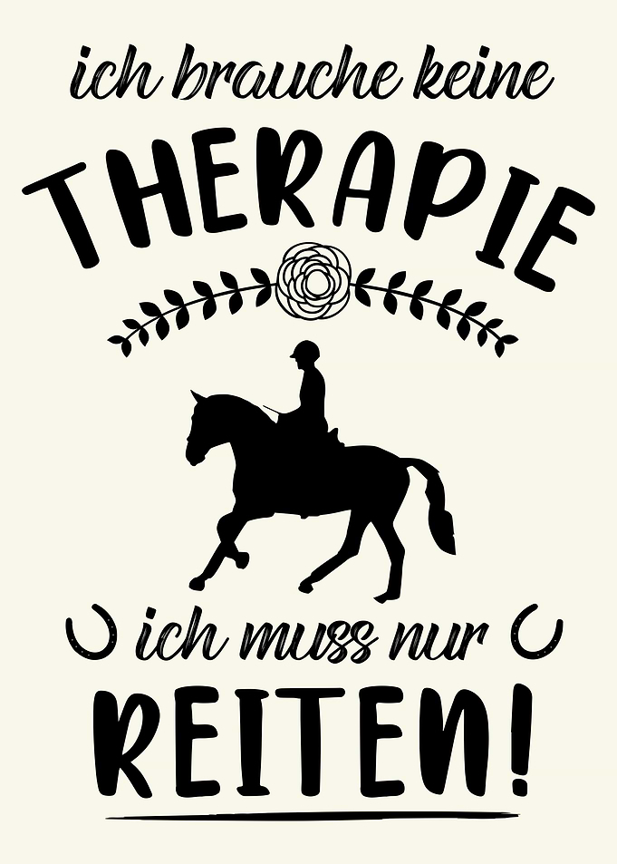 Humorvoller reiten Spruch