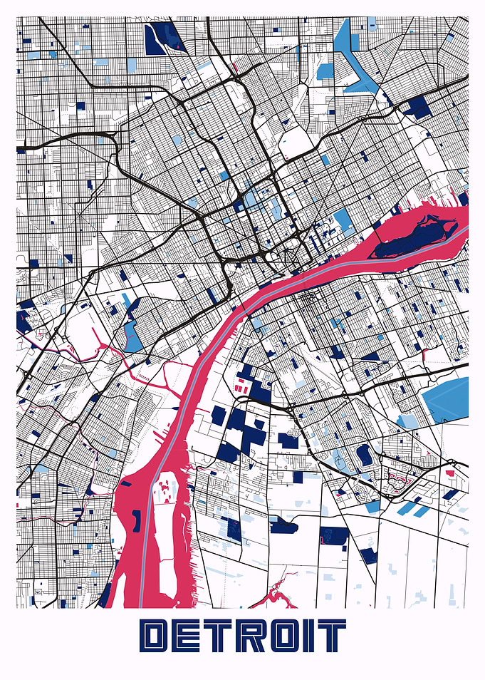 Detroit MilkTea Map