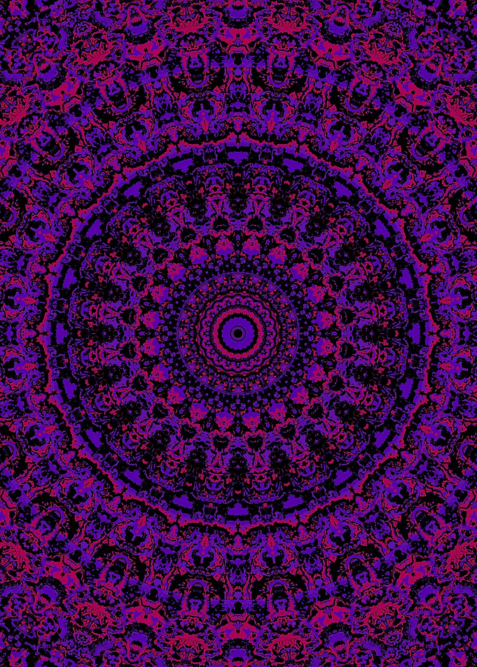 Vibrant Jewel Tone Mandala