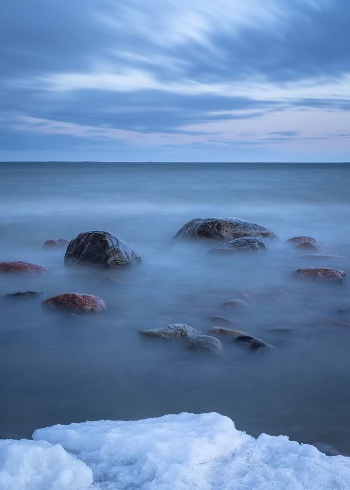 Rock by the shore