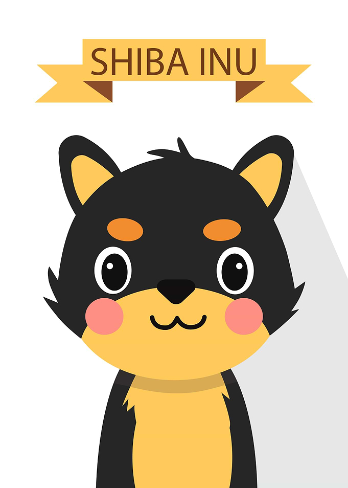 Cute Shiba Inu poster