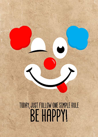 Clown Smiling Wall Decor