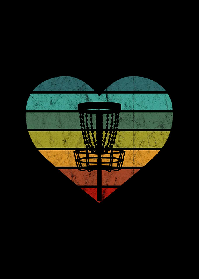 Retro DiscGolf Basket