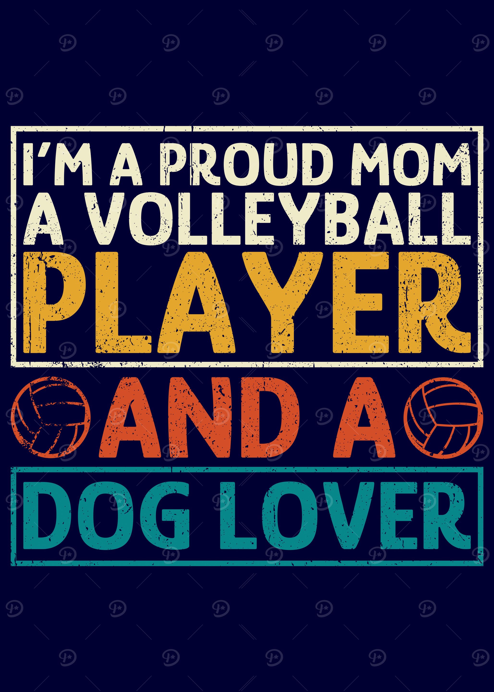 Volleyball Mom and Dog