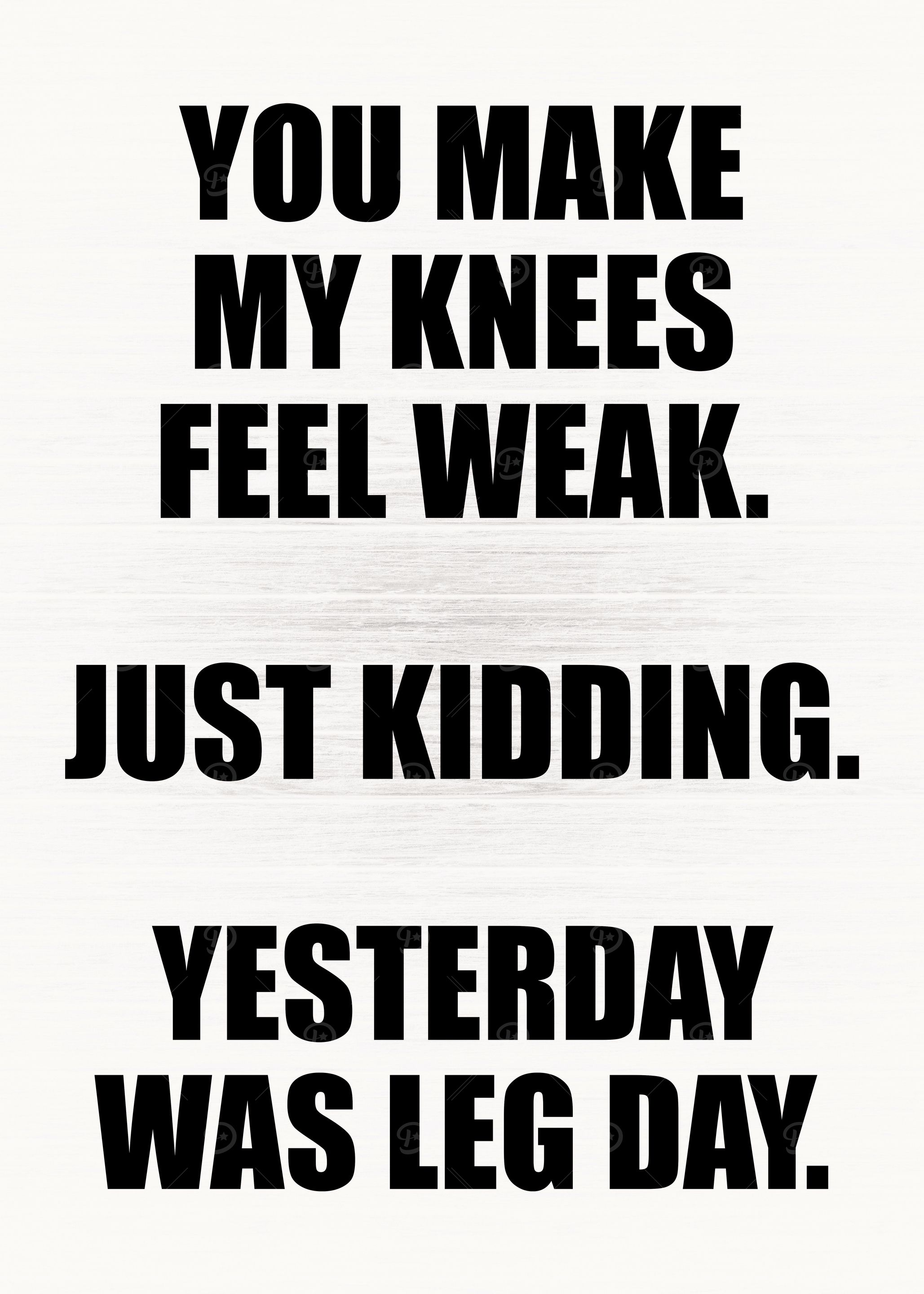 Knees Weak Leg Day