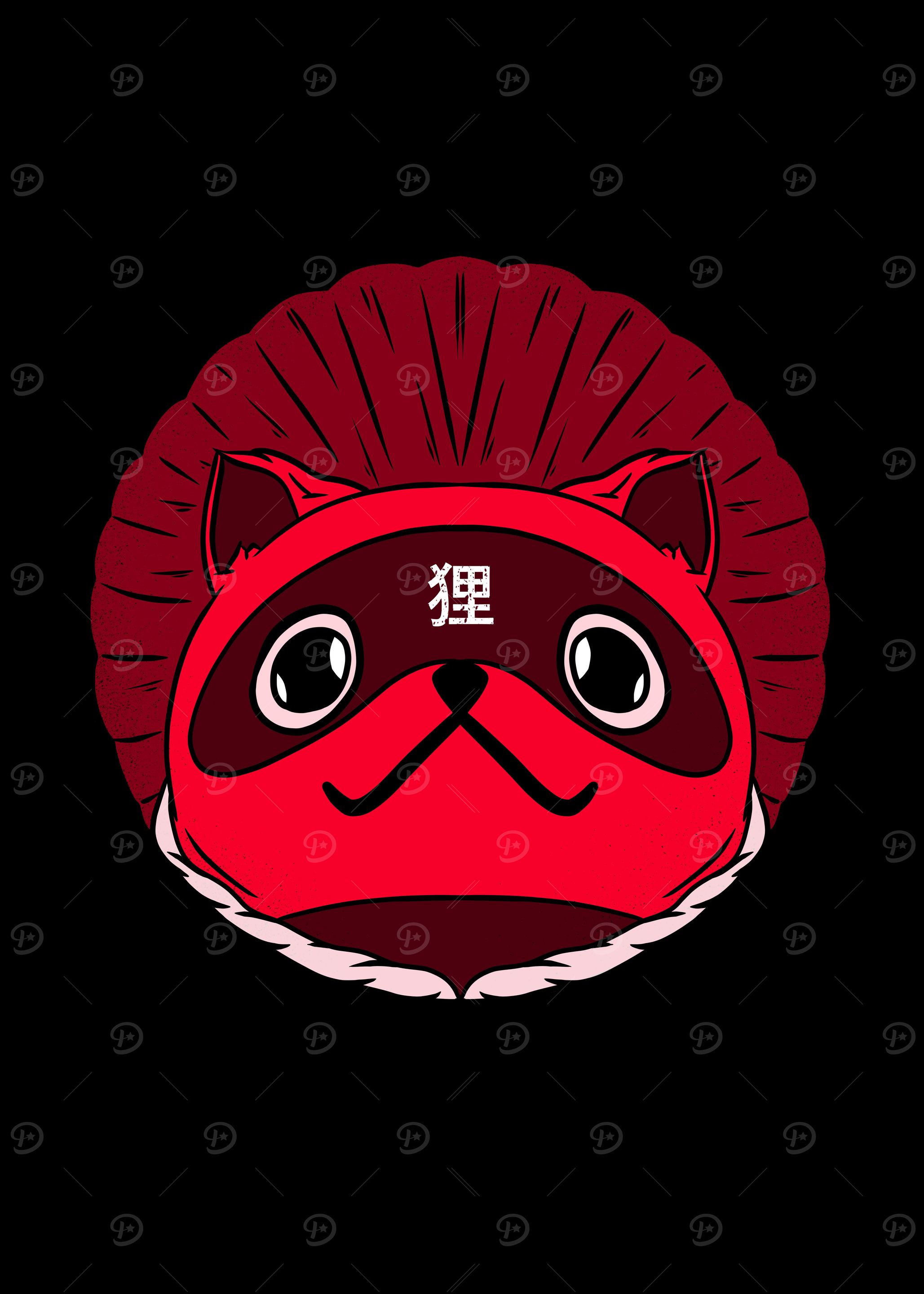 Tanuki the raccoon