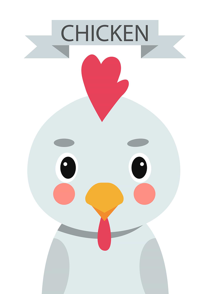 Cute Chicken Portrait