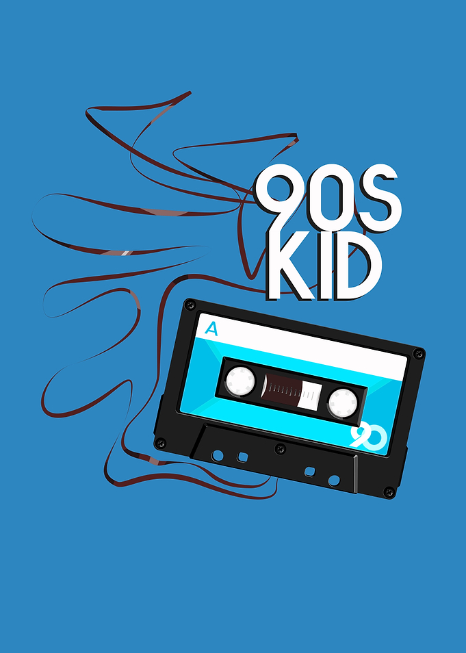 90s Kids Retro Cassette