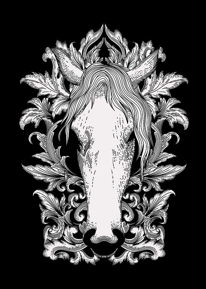 Victorian White Horse
