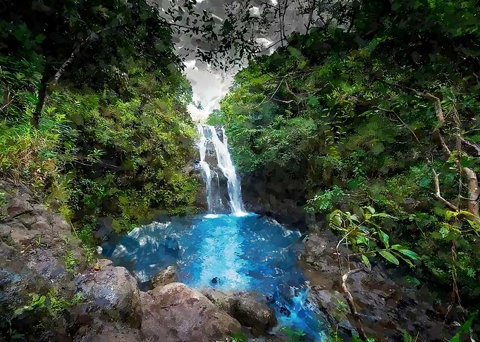 Hawaii Waterfall
