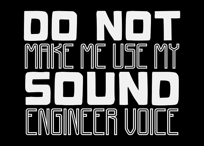 Sound Engineer Voice Joke