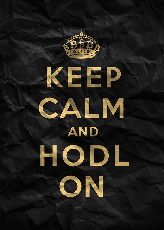 Keep Calm And Hodl On