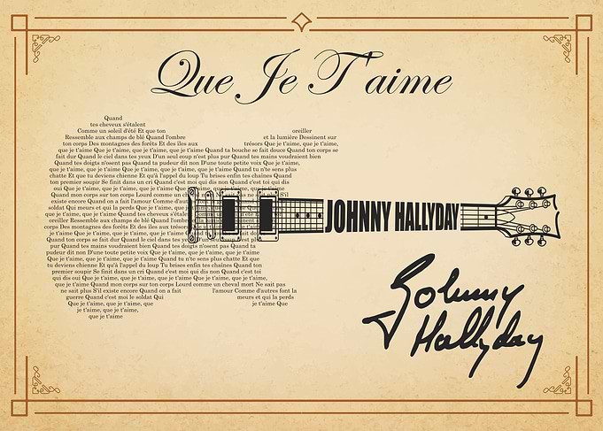 Johnny Hallyday Que Je T