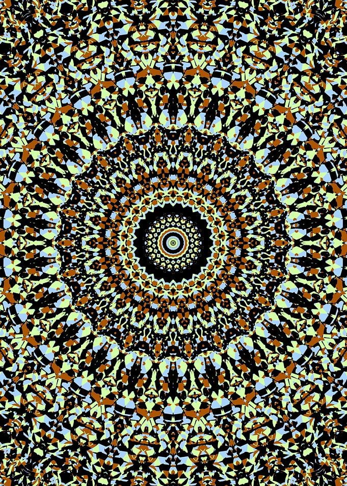 Funky Trippy Mandala