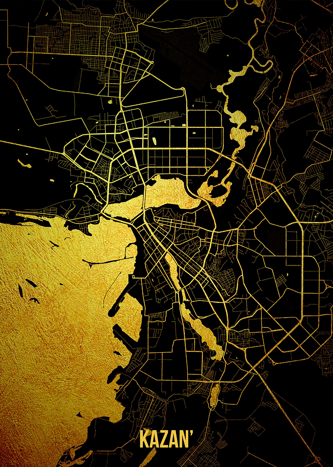 Kazan gold map