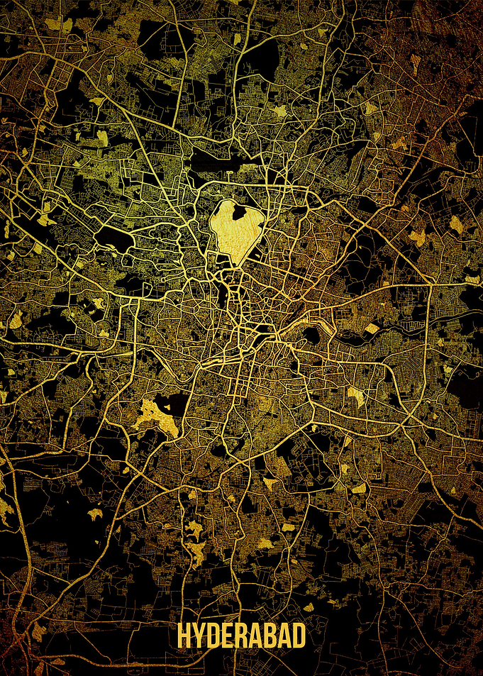 Hyderabad gold map