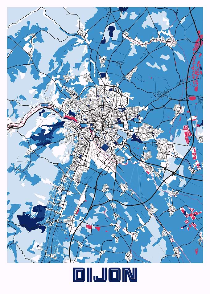 Dijon MilkTea Map