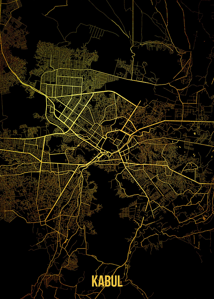 Kabul gold map