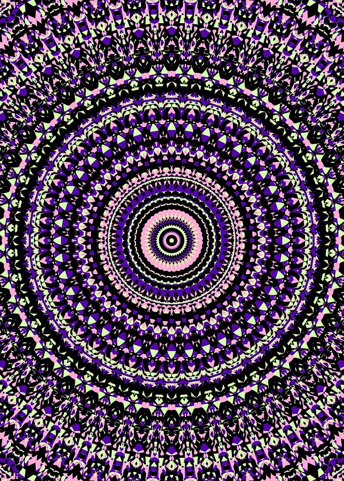 Vibrant Boho Mandala