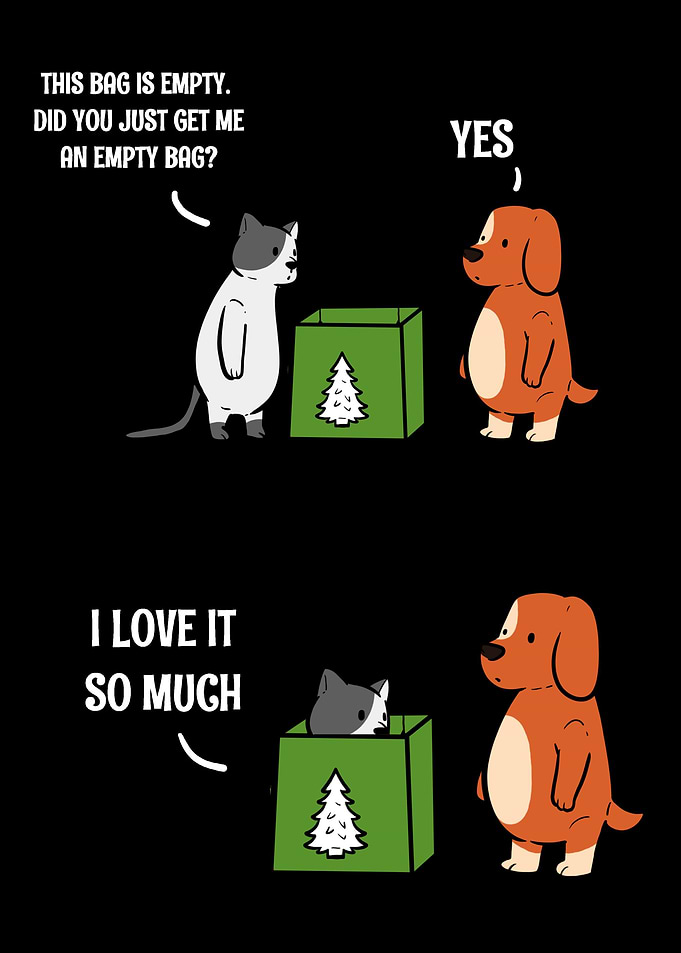 Empty Bag Cat Owner Gift
