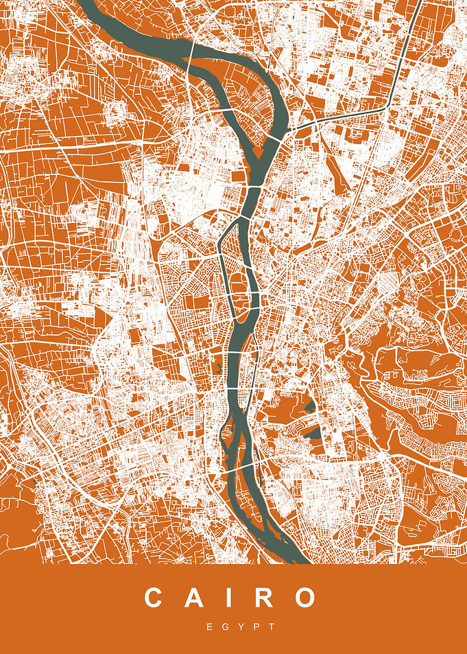 CAIRO City Map Egypt