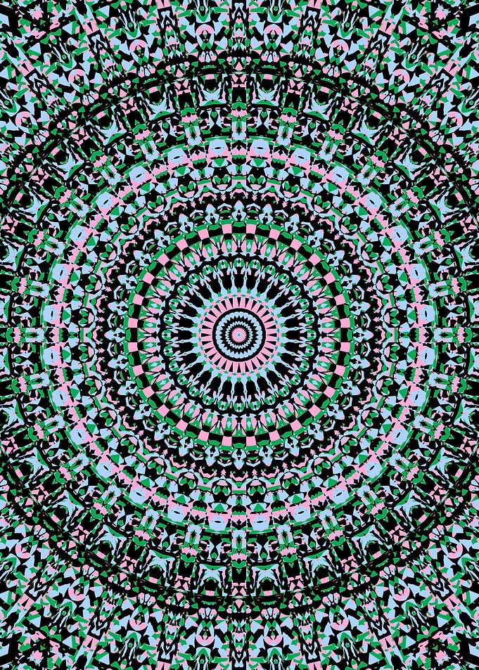 Funky Trippy Mandala