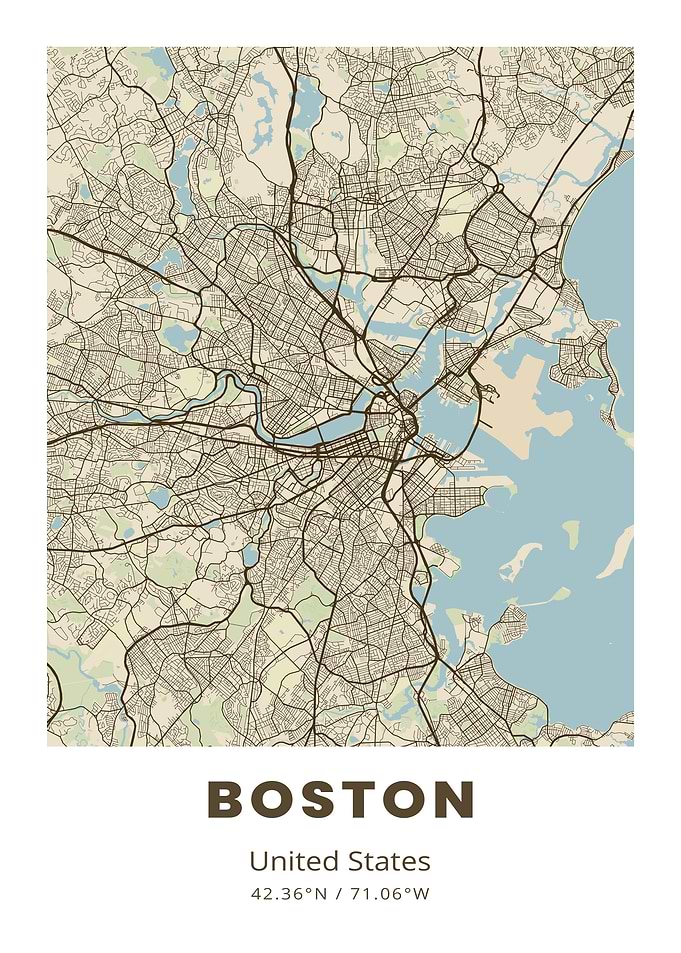 Boston City Map