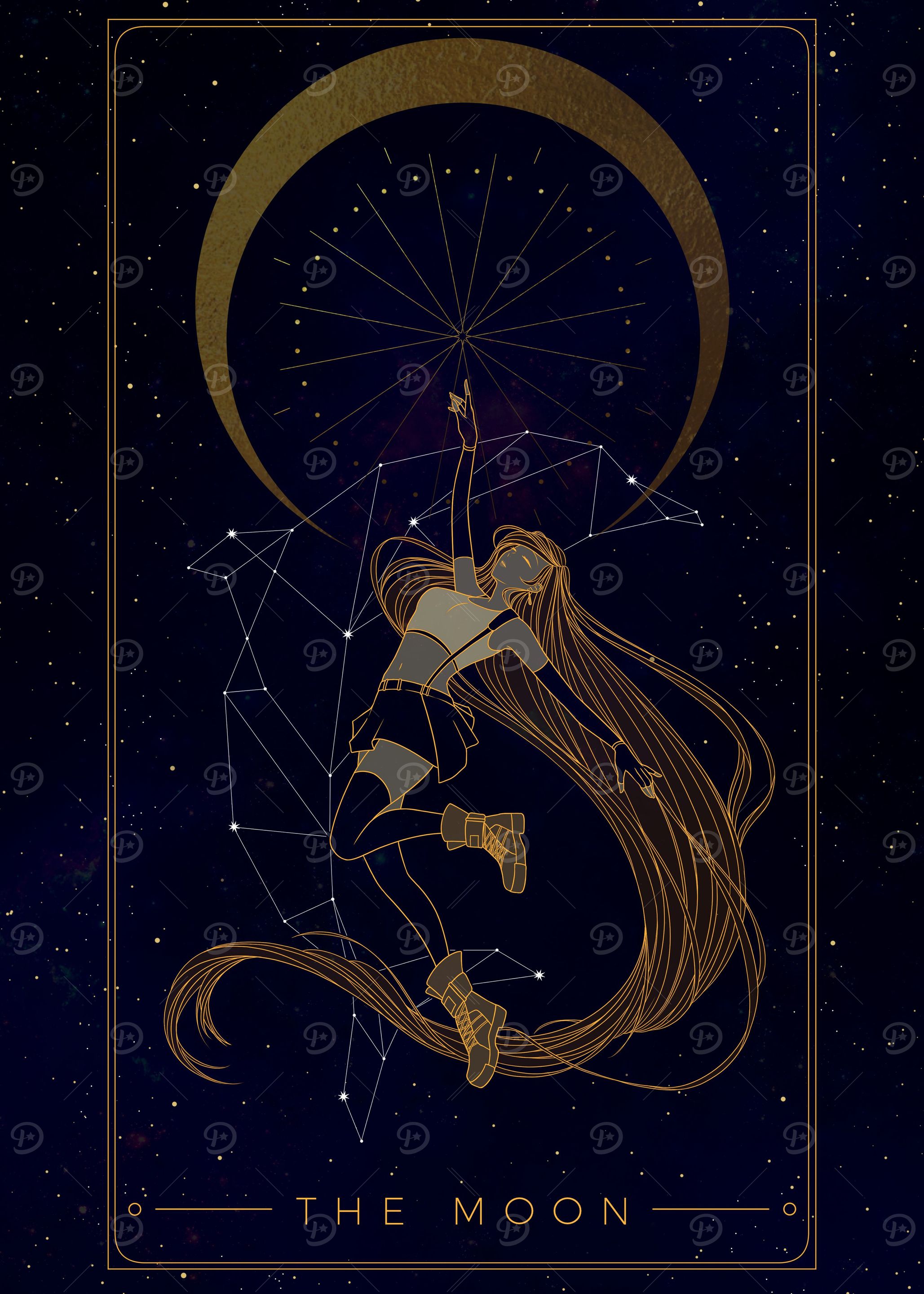 Tifa as the Moon Arcana