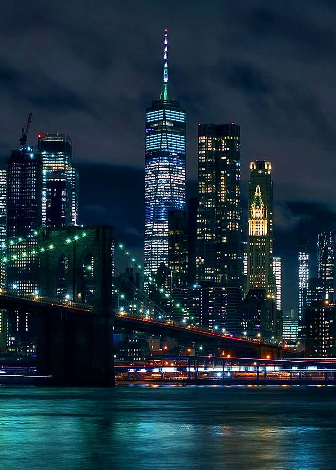 New York City lights