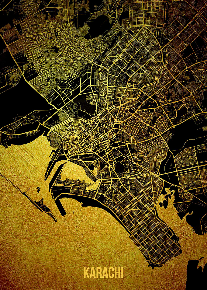Karachi gold map