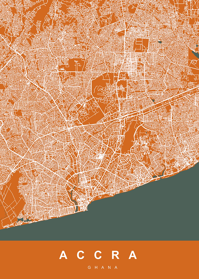 ACCRA City Map Ghana
