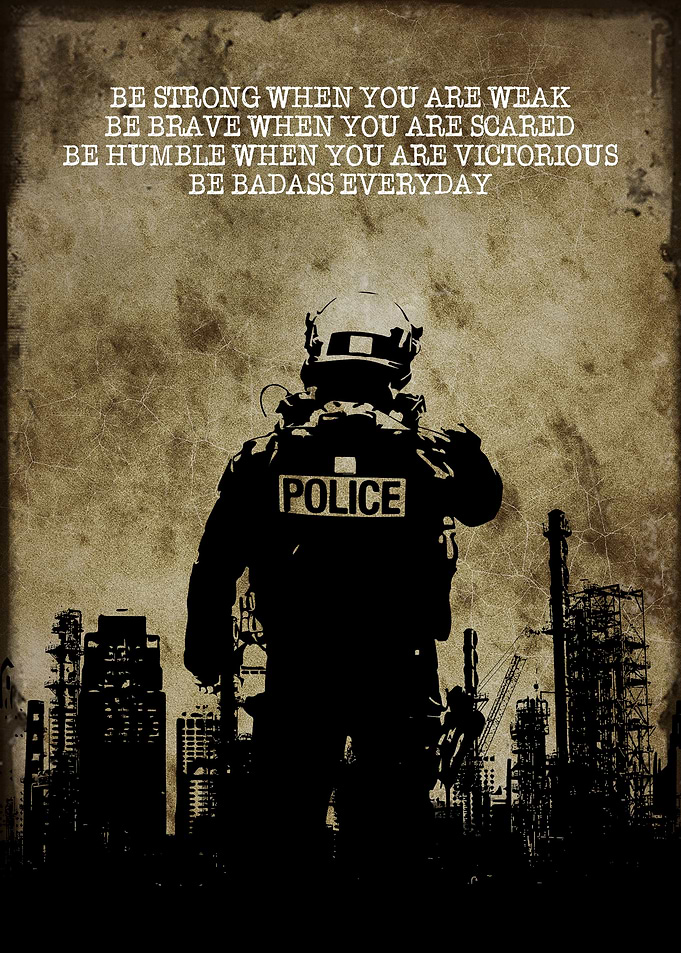 Police Wall Art Decor