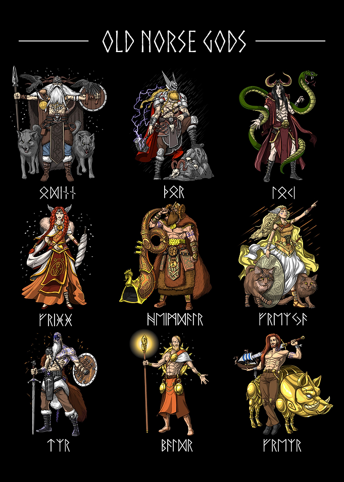 Old Norse Mythology Gods