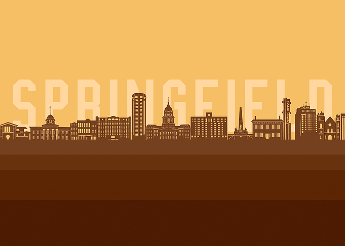 springfield skyline retro