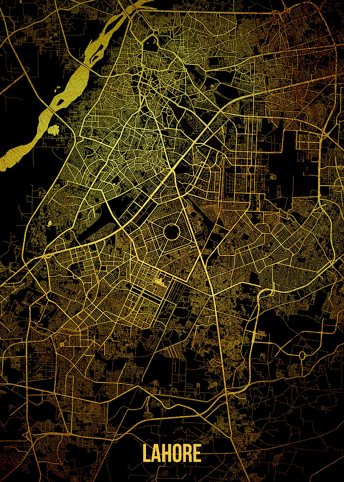 Lahore gold map