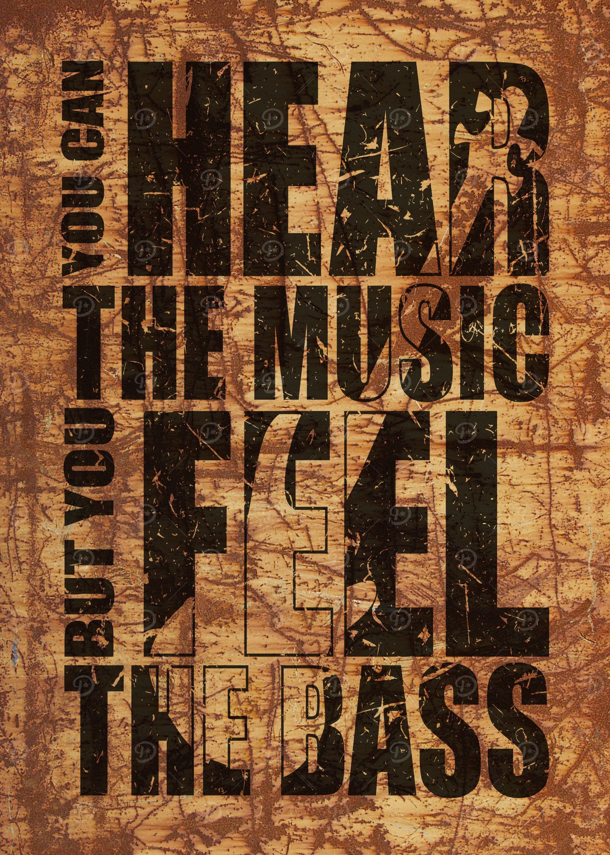 YOU CAN HEAR THE MUSIC BUT