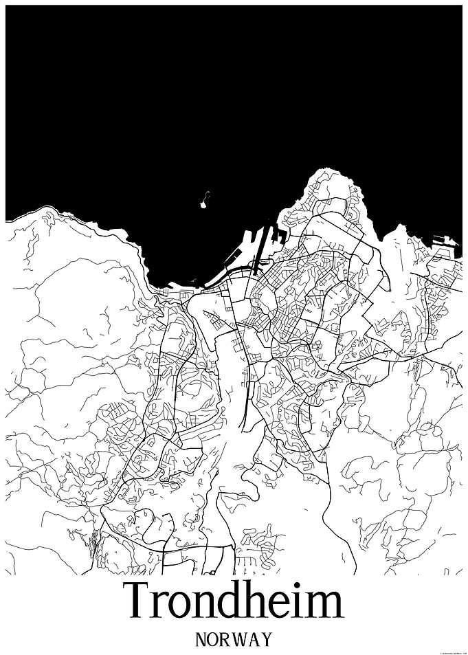 Trondheim Norway Map