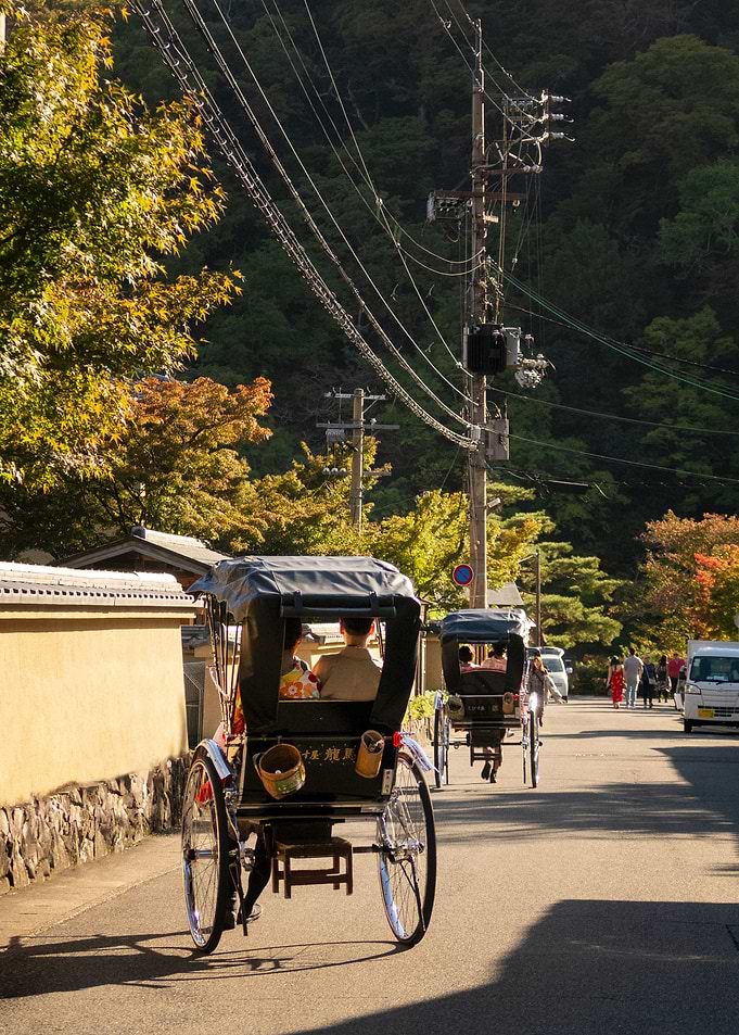 Jinrikisha Kyoto Japan