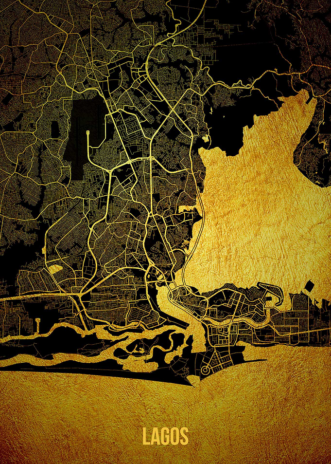 Lagos gold map